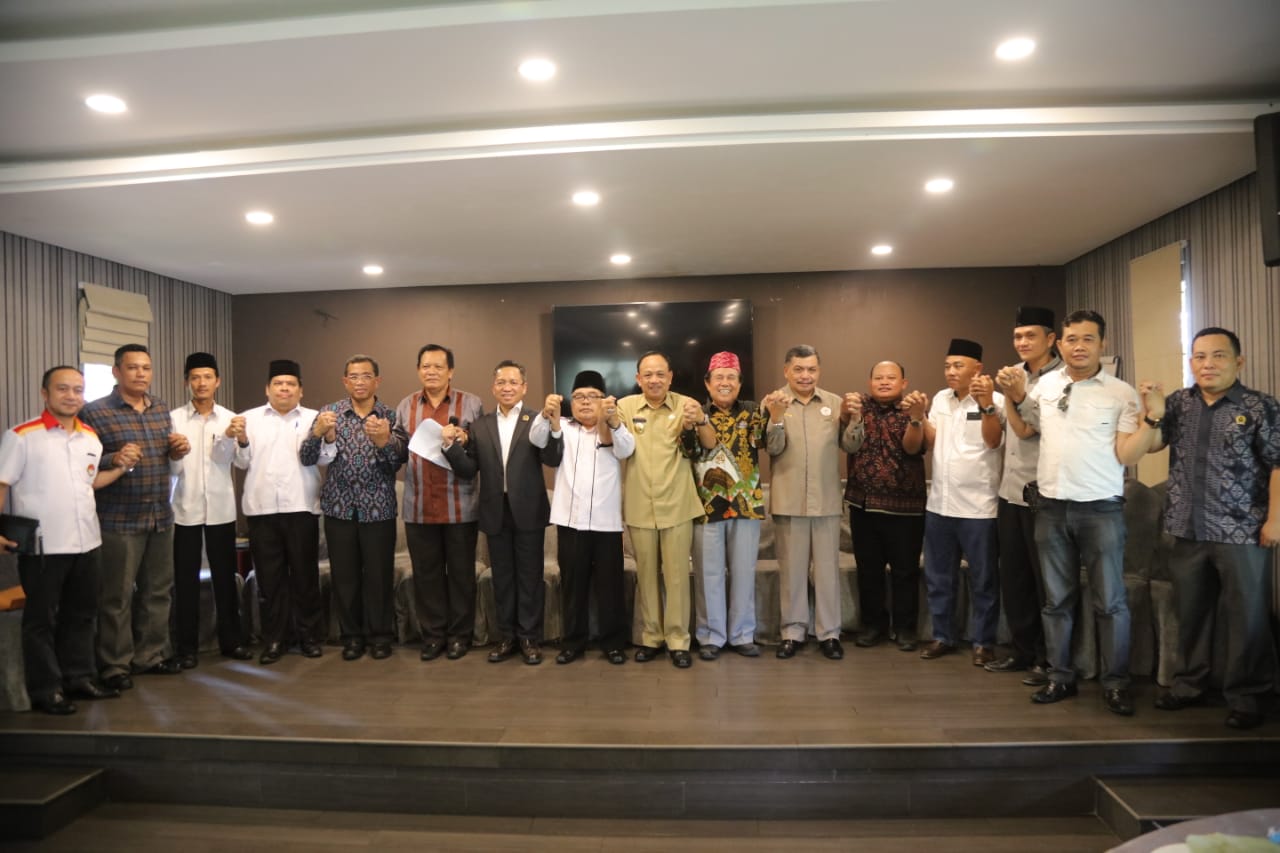 Gubernur Arinal Terima 7 Poin Kesepakatan para Tokoh untuk Menjaga Lampung tetap Kondusif