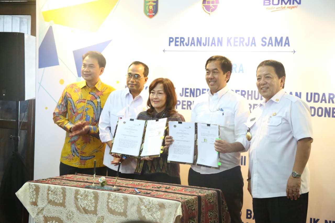Menhub dan Gubernur Arinal Saksikan Serah terima Pengooperasian Bandara Radin Inten II dari Kemenhub ke Angkasa Pura II