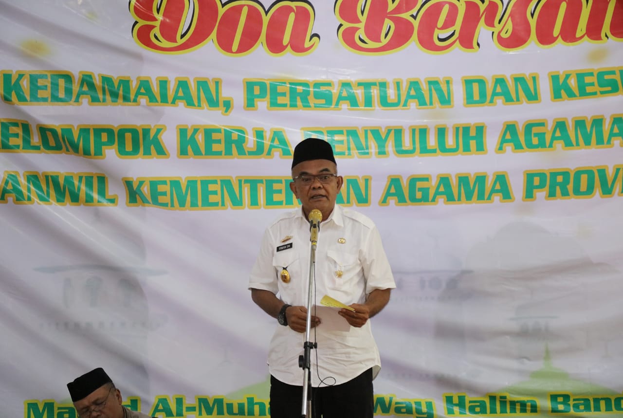 Gubernur Arinal Sambut Baik Doa Bersama untuk Kedamaian, Persatuan dan Kesatuan Bangsa