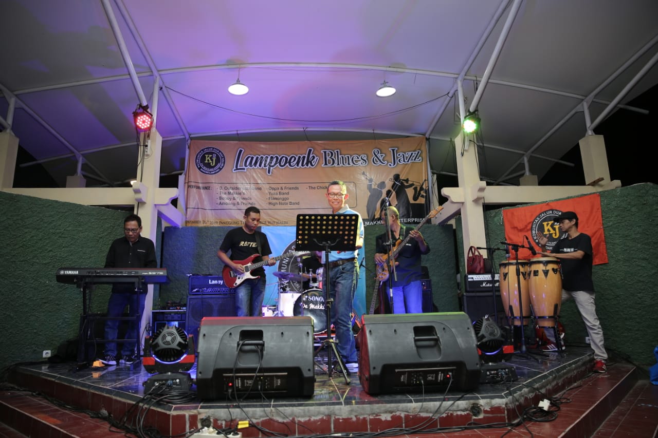 Pagelaran Lampoenk Blues & Jazz di Pkor Way Halim, Gubernur Arinal Dukung Konser Musik Hidupkan Pariwisata Lampung