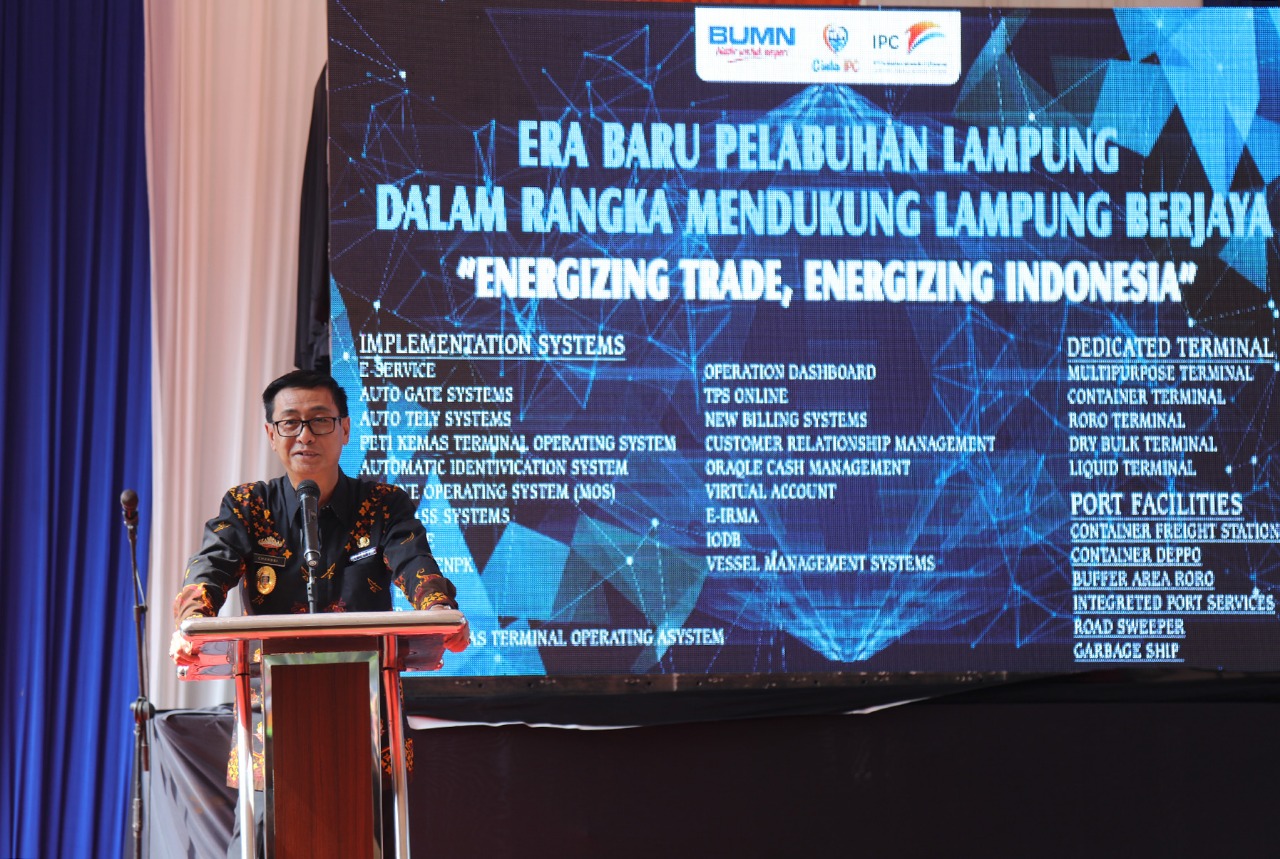 Tingkatkan Ekspor di Pelabuhan Panjang, Gubernur Arinal Dukung Pelayanan Digital Go Live MOS