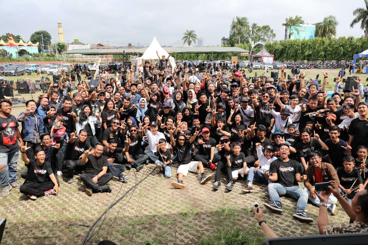 Acara Siger Mob 2020, Wagub Nunik Beri Ruang Musisi Lampung Berkiprah Lebih Luas di Daerah