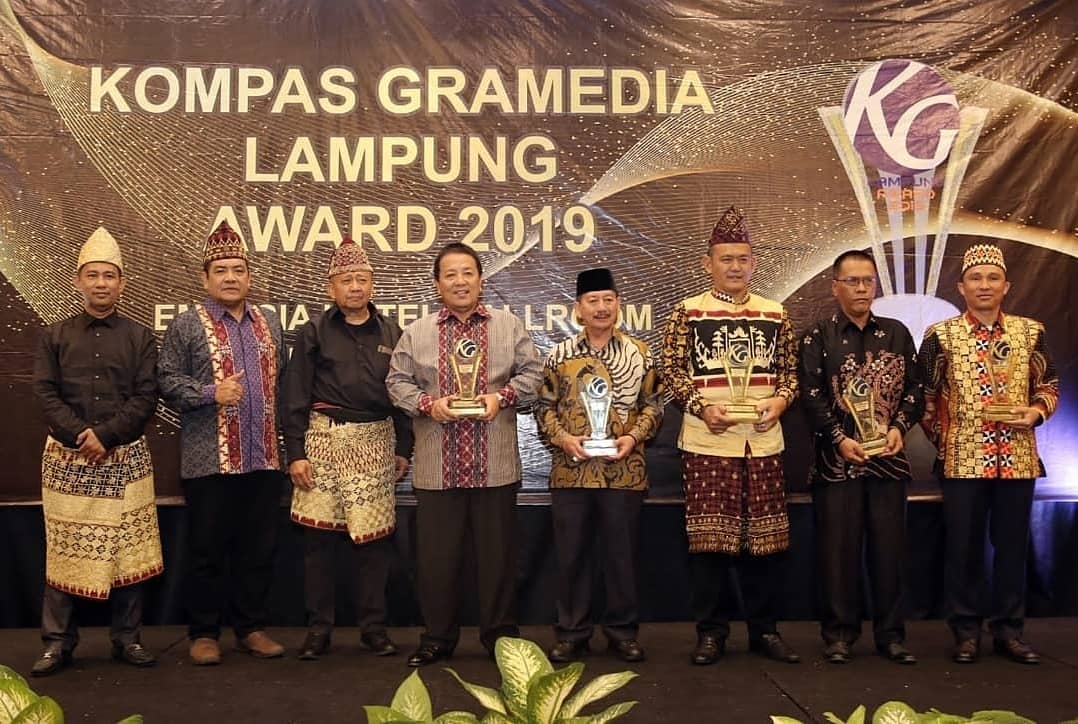 Pemprov lampung Raih Dua Pengahargaan dari Kompas Gramedia Award 2019