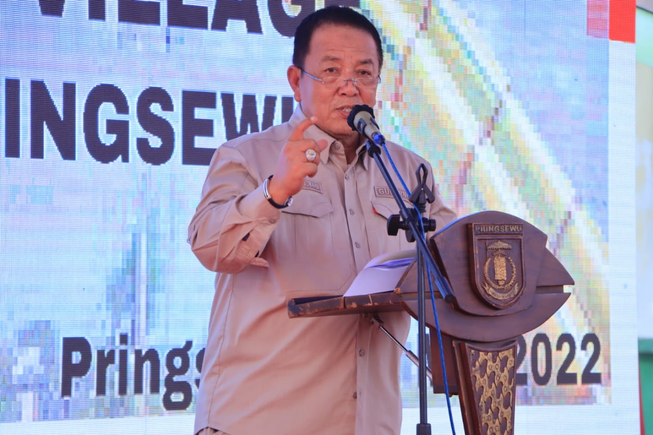 Gubernur Lampung Hadiri Kegiatan Implementasi E-KPB Se Kabupaten Pringsewu
